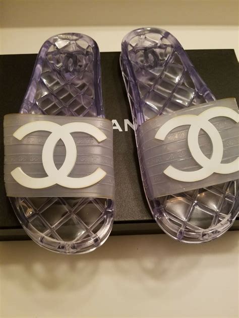 chanel jelly slides for sale|chanel jelly slides sale.